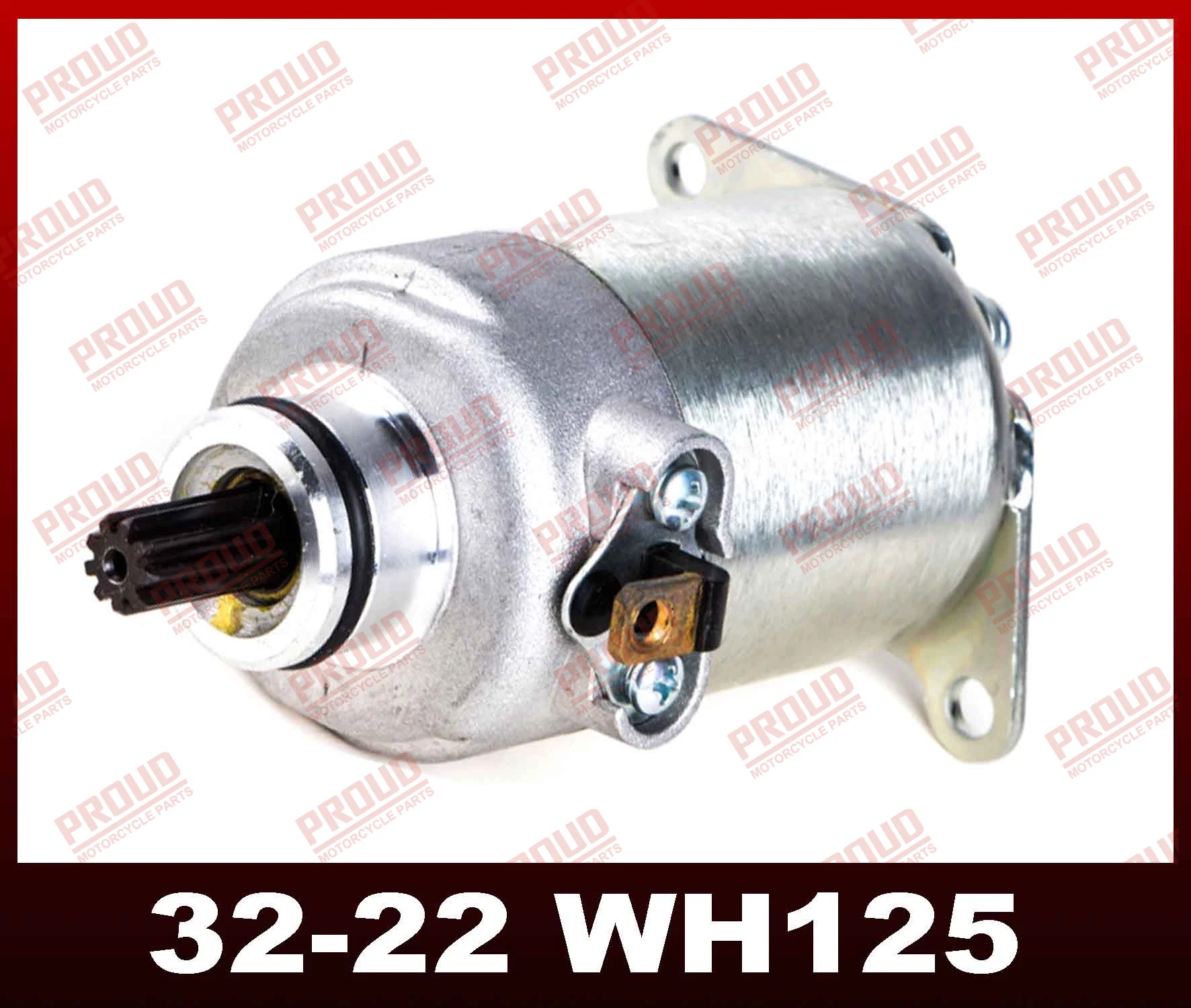 Wh100/125 Starting Motor High quality/High cost performance Wh100 Motorcycle Spare Parts