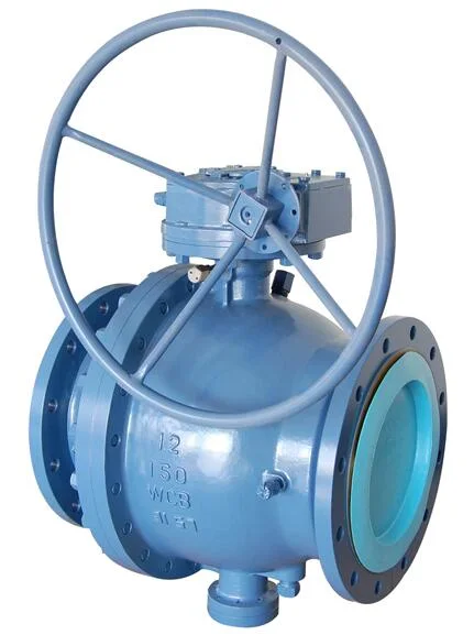 Cast Steel/Stainless Steel/Wcb/Q47h/Y Trunnion Flange Ball Valve Used for High Temperature, High Abrasion ANSI/GB/JIS Hard/Soft Seal