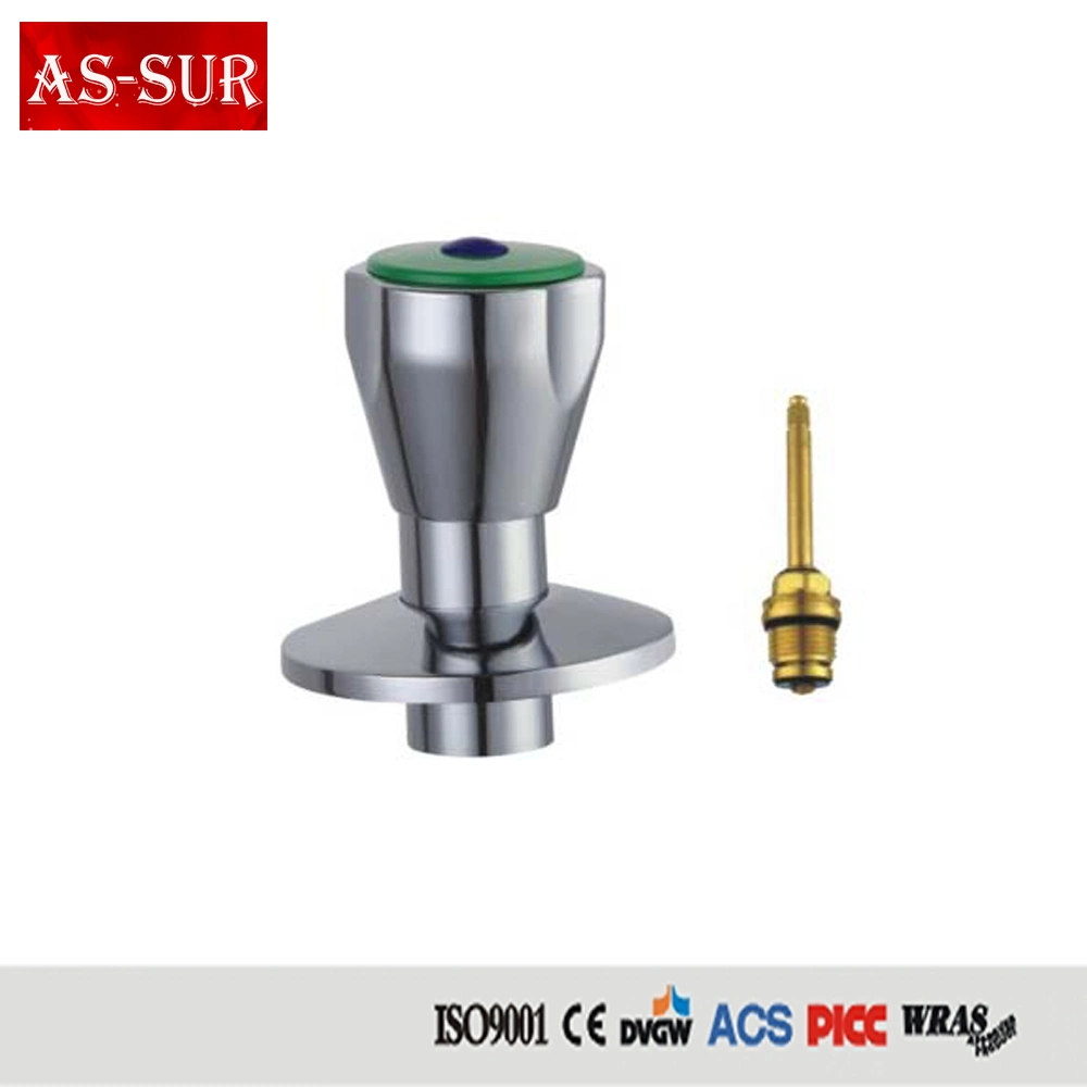 ANSI/DIN Water Tap Chrome Plated Brass Angle Valve A1302