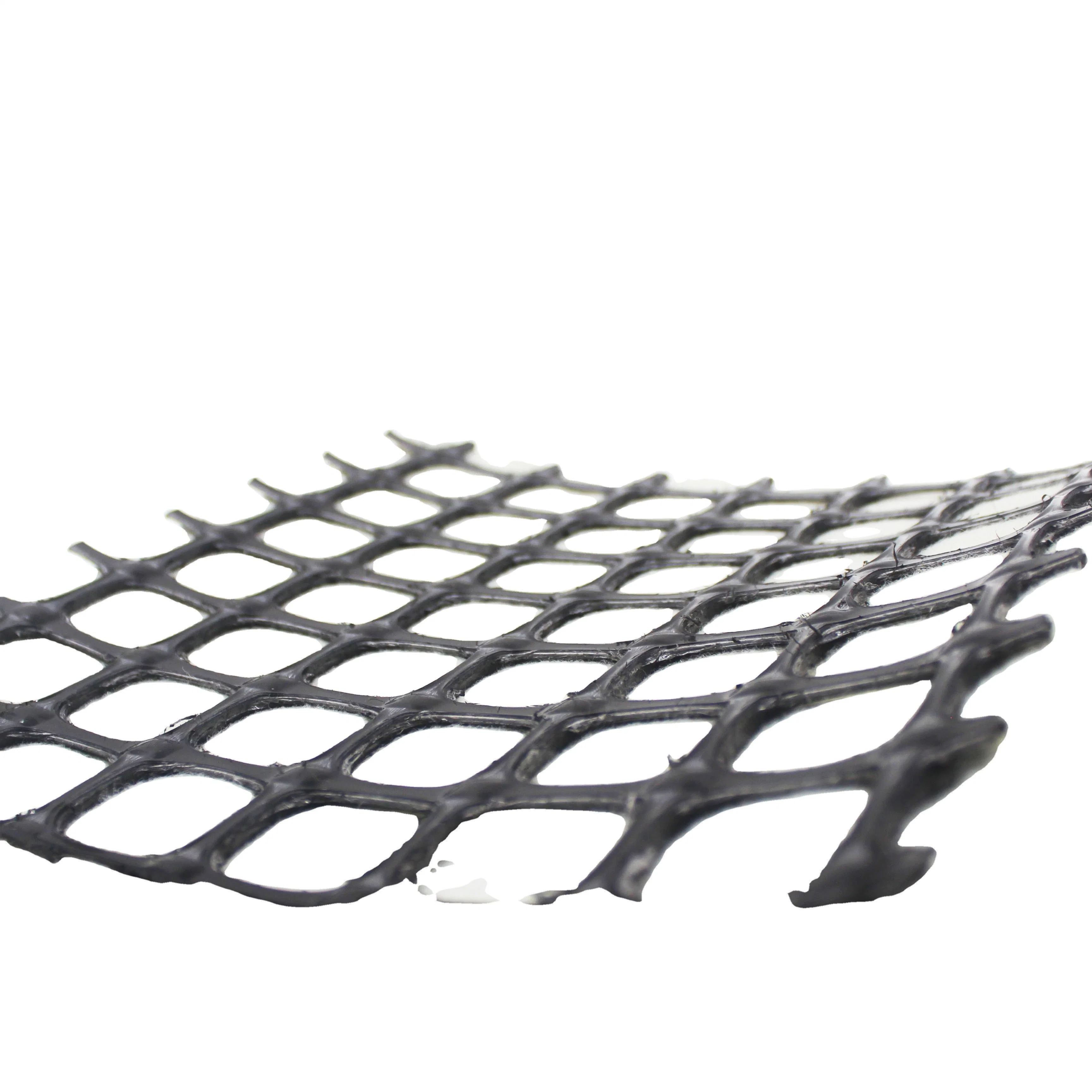 High Quality Fiberglass Geogrid Composite Geotextile Reinforcement Drainage Fabric Price 150kn 200kn