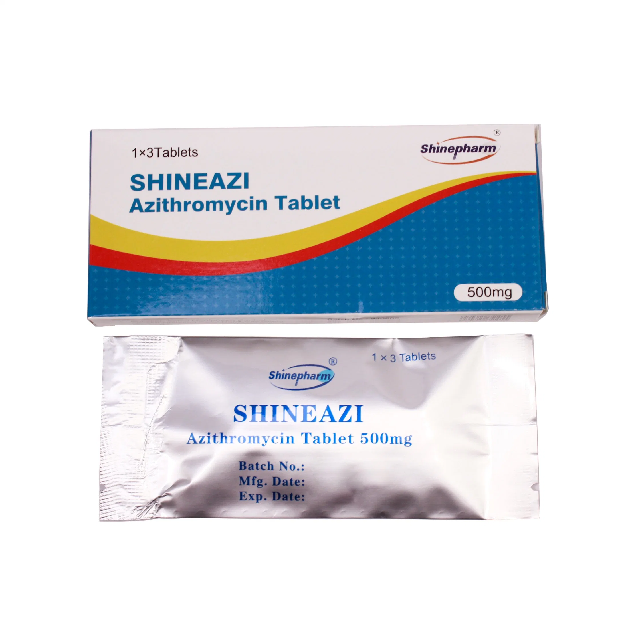 Antibiotic Medicine Azitrocin/Azithromycin Tablet 500mg with GMP