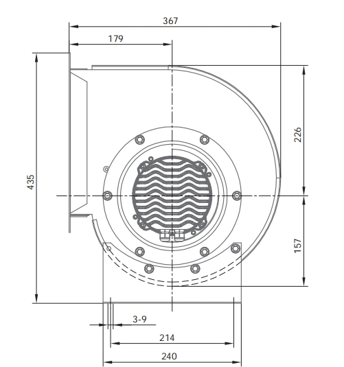 Factory Price OEM HVAC System Industrial Axial Fan 3000 Cfm Axial Fan