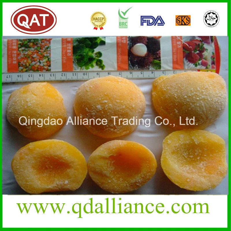 OEM Service IQF Fruits Frozen Yellow Peach Halve High quality/High cost performance  From China