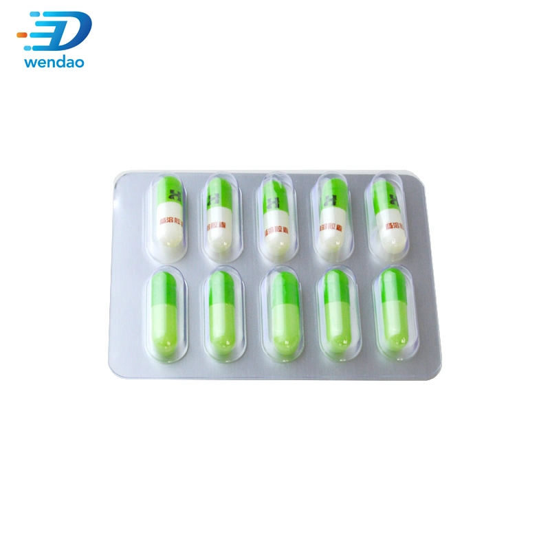 Customized Design Size and Color PVC Clear Rigid Plastic Capsule Blister Packing