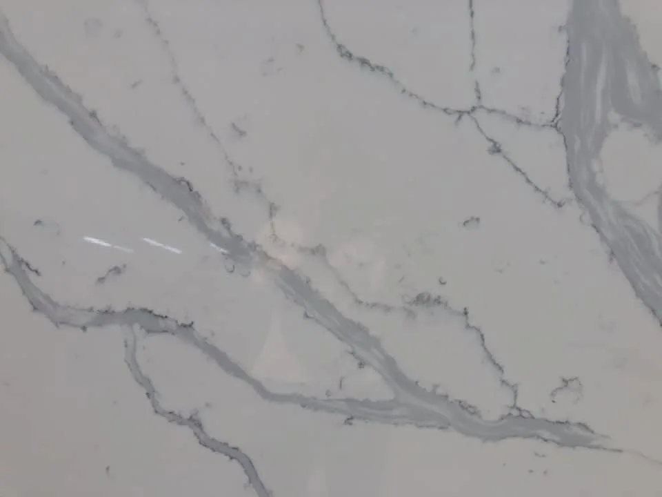 Bianco Calacatta White Quartz Slabs Price for Sale