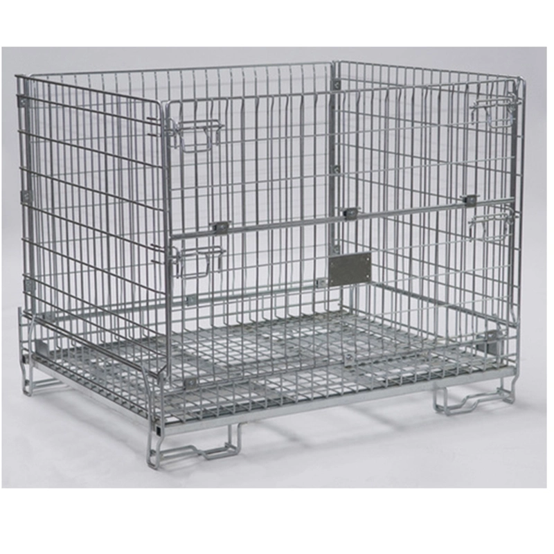 Collapsible Wire Mesh Pallet Cage Galvanised