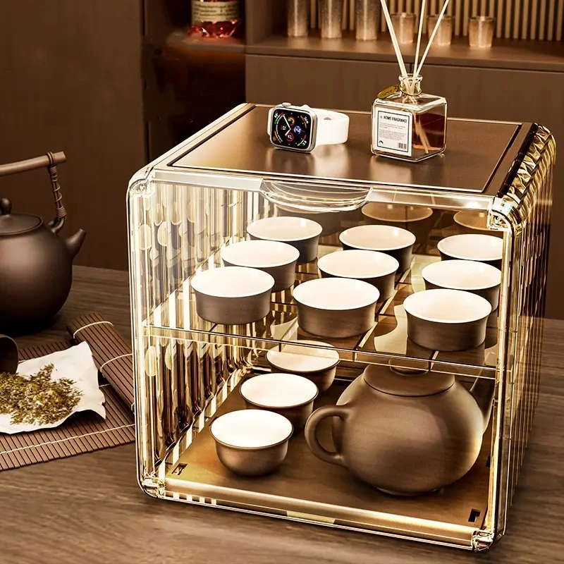 Dust Cup Storage Rack Tea Set Coffee Cup Mug Storage Box