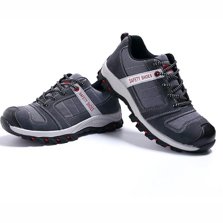 Industrial Genuine Leather Steel Protection Toe Work Safety Shoe