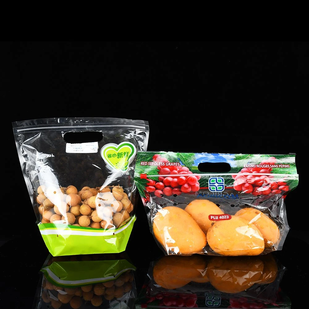 Clear Fresh Vegetables Packaging Plastic Bag for Sale