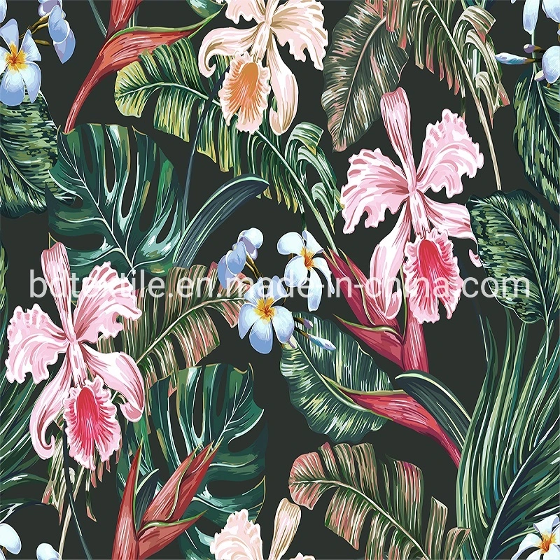 Paper Printing Digital Printing Polyester Fabric for Garment