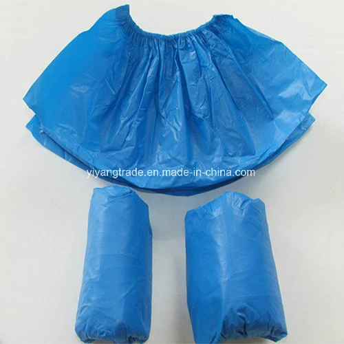 Disposable Plastic CPE Shoe Cover with Non Slip