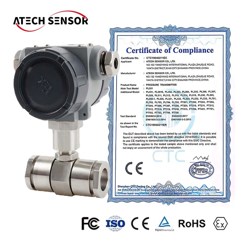 Ultrasonic for Diesel RS485 Modbus Fuel Water Turbine Conductive Liquid Flow Meter of China