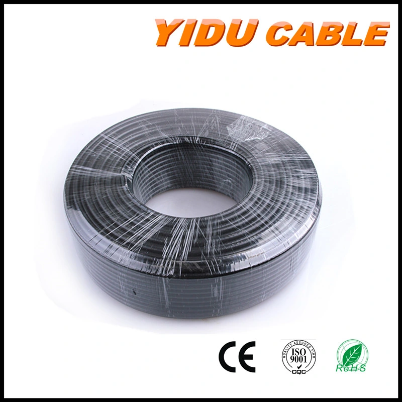 Hot Sale PVC Cable RG6 Wire Dual Shielded Coaxial Construction CATV Communication Cable