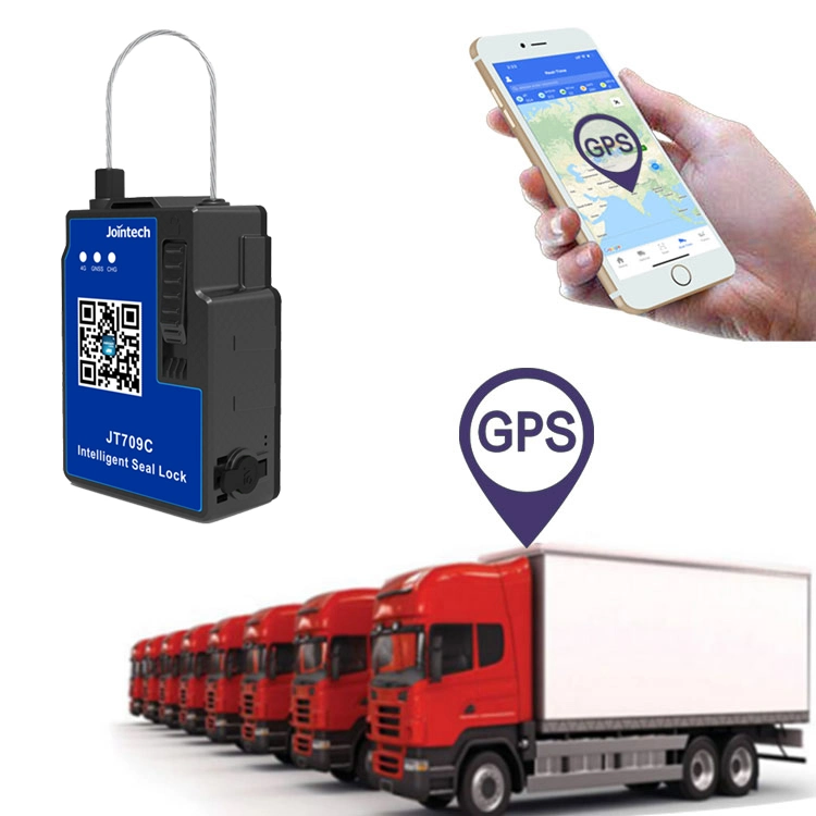 Vedante de localização de bloqueio Smart GPS magnético Jintech Jt709c Electron Cadeado de navegação GPS