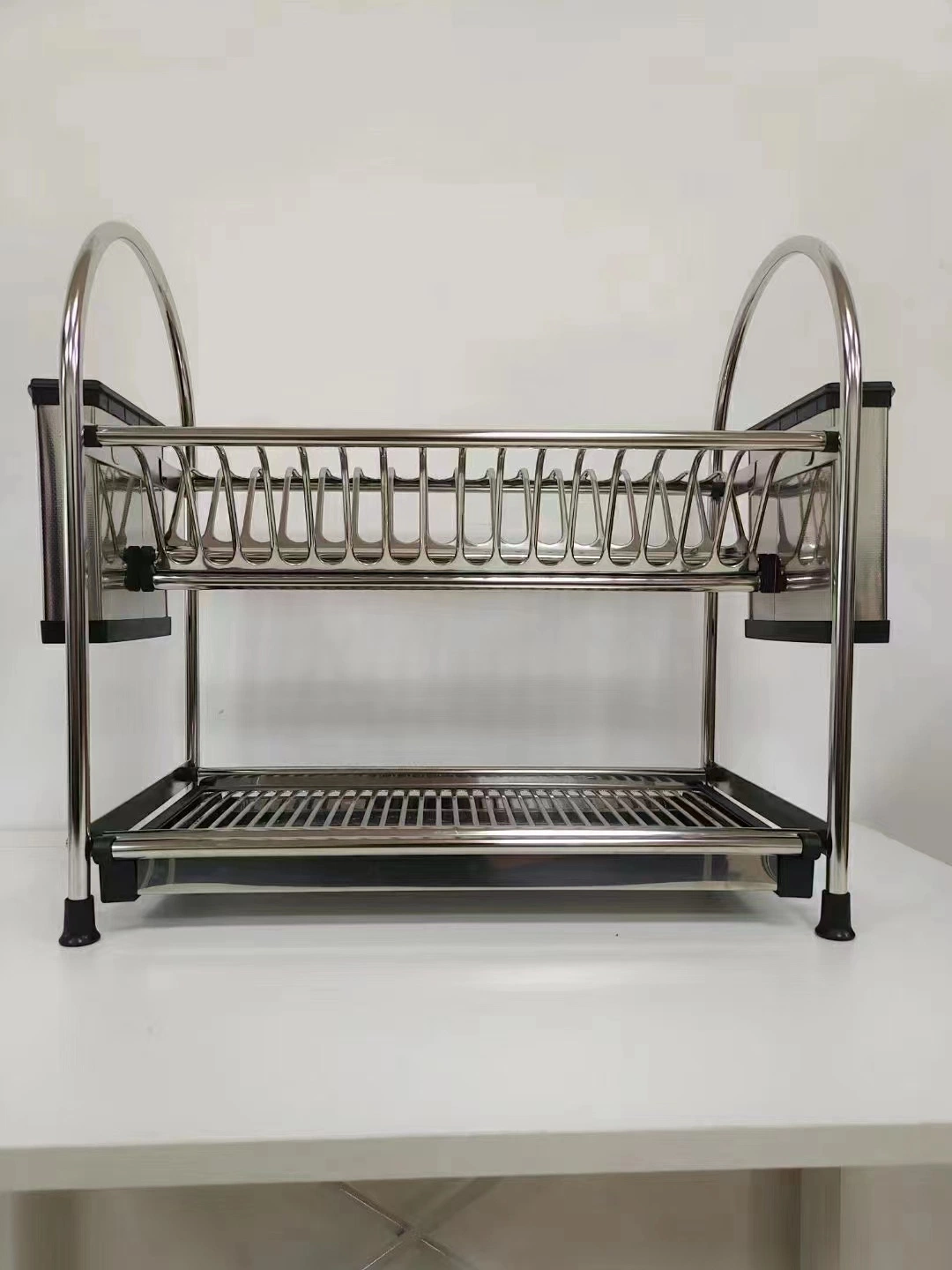 Stainless Steel Draining Rack Antirust Durable Kitchenware Customized Size Available