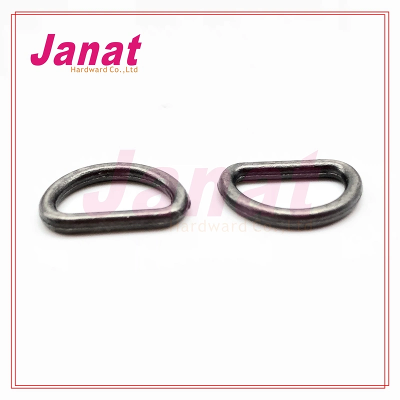 Bag Metal Fittings Iron Antique Brass D Ring Buckle for Leather Bags