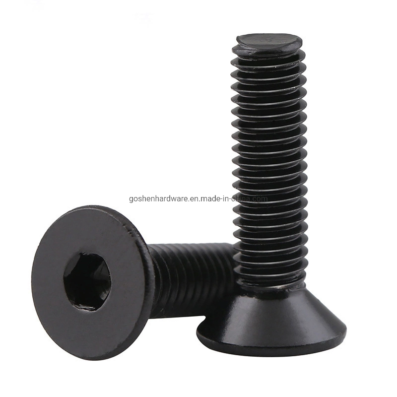 Black Oxide Countersunk Machine Screw, Countersunk Socket Head Screw