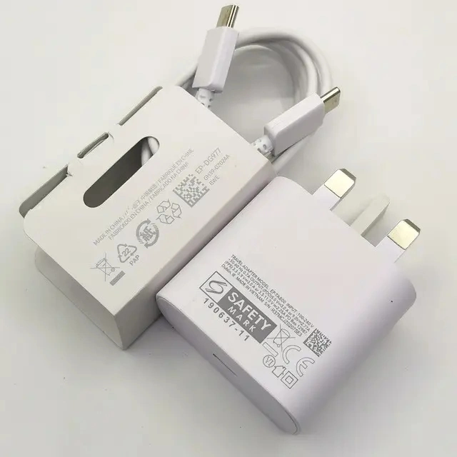 Original High quality/High cost performance  Mobile Phone Fast Charger 25W USB-C Pd Adapter for Note10 EU Us Plug