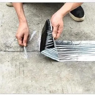 Bitumen Asphalt Repair Tape with Aluminum Foil Surface