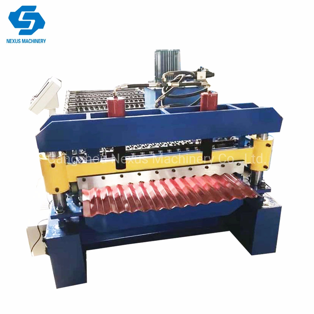 Trapezoidal Profile Steel Roof Tile Sheet Rolling Forming Machine with Ce Certificate