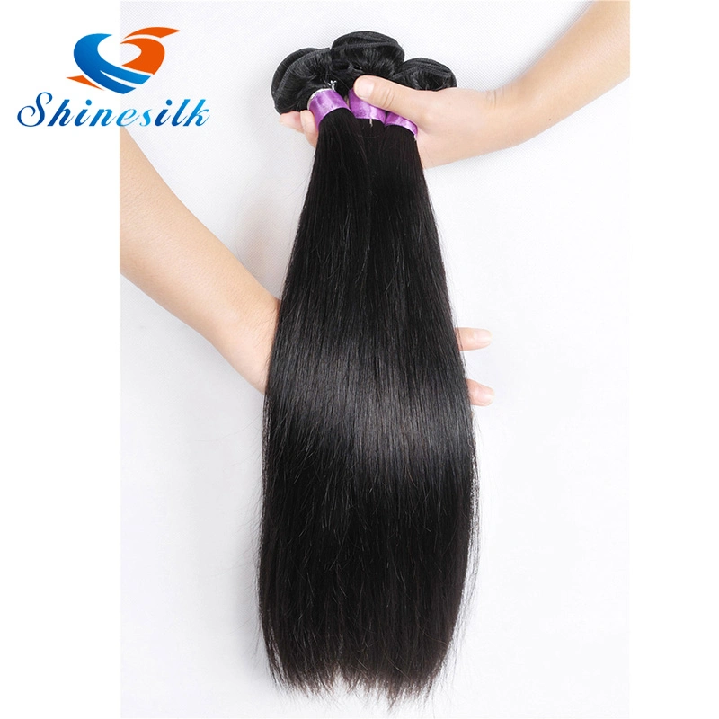 Shine Silk Hair Peruvian Straight Hair Weave Natural Color Human Hair Extension 8-30inch Remy Hair Bundles 3 Piece Can Mix Length