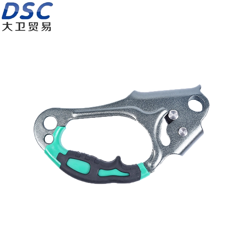 Left and Right Hand Holding Outdoor Climbing Ascender Equipment