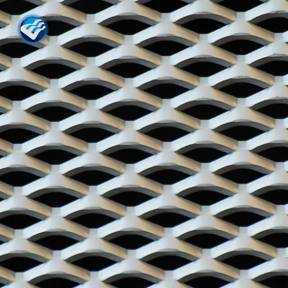 Hot Dipped Galvanized Expanded Metal Mesh/Durable Expanded Metal Tread Step 3D Wallpaper