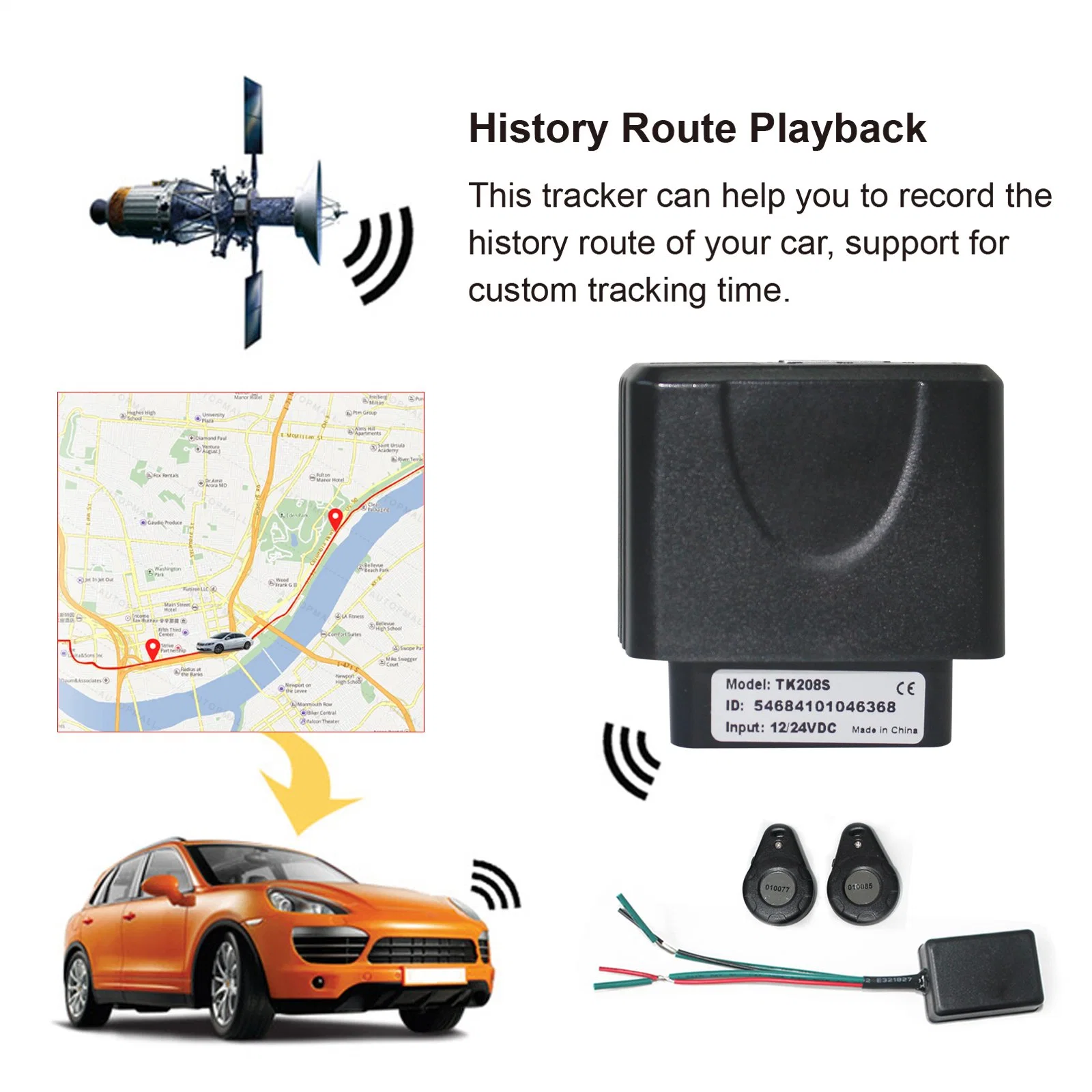 3G Car GPS Tracking System, Track on SMS/Web/APP, Over Speeding (TN)