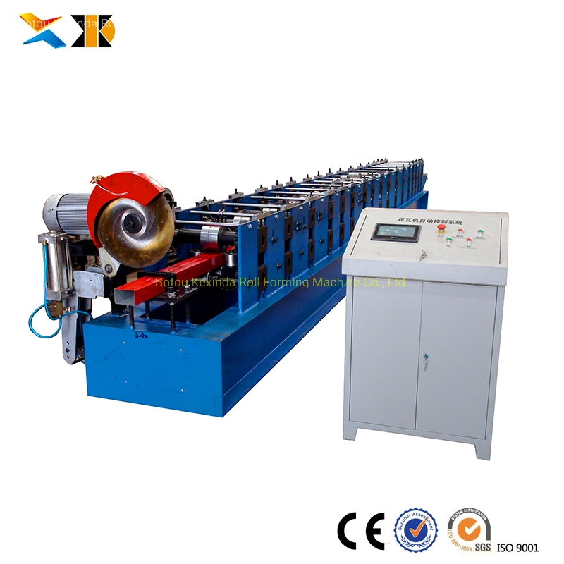 Steel/Galvaniced Steel/Aluminum Sheet Rectangular Drainage Pipe Roll Forming Machine