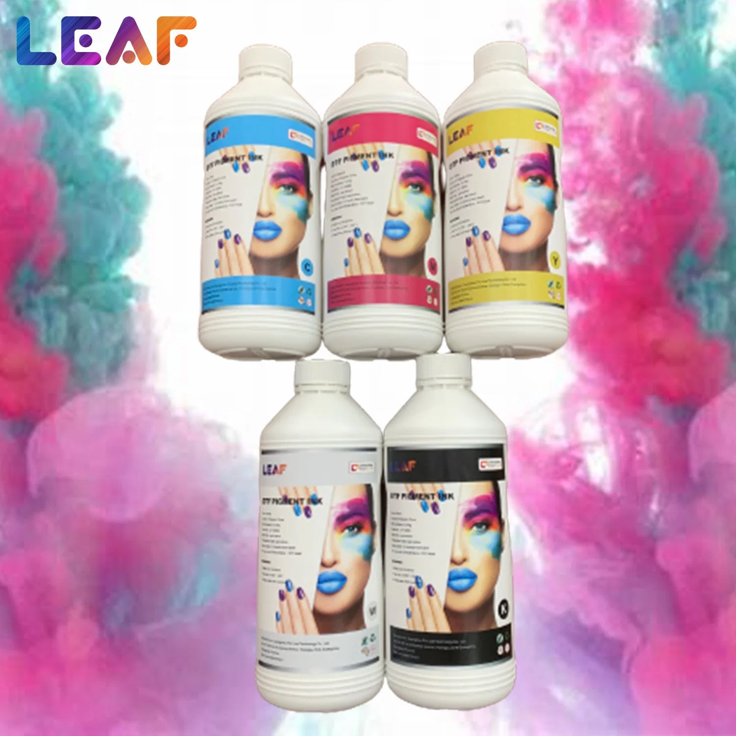 1000ml fabricante de tinta de pigmento Dtf Textil de tinta blanca para I3200 Impresora Dtf