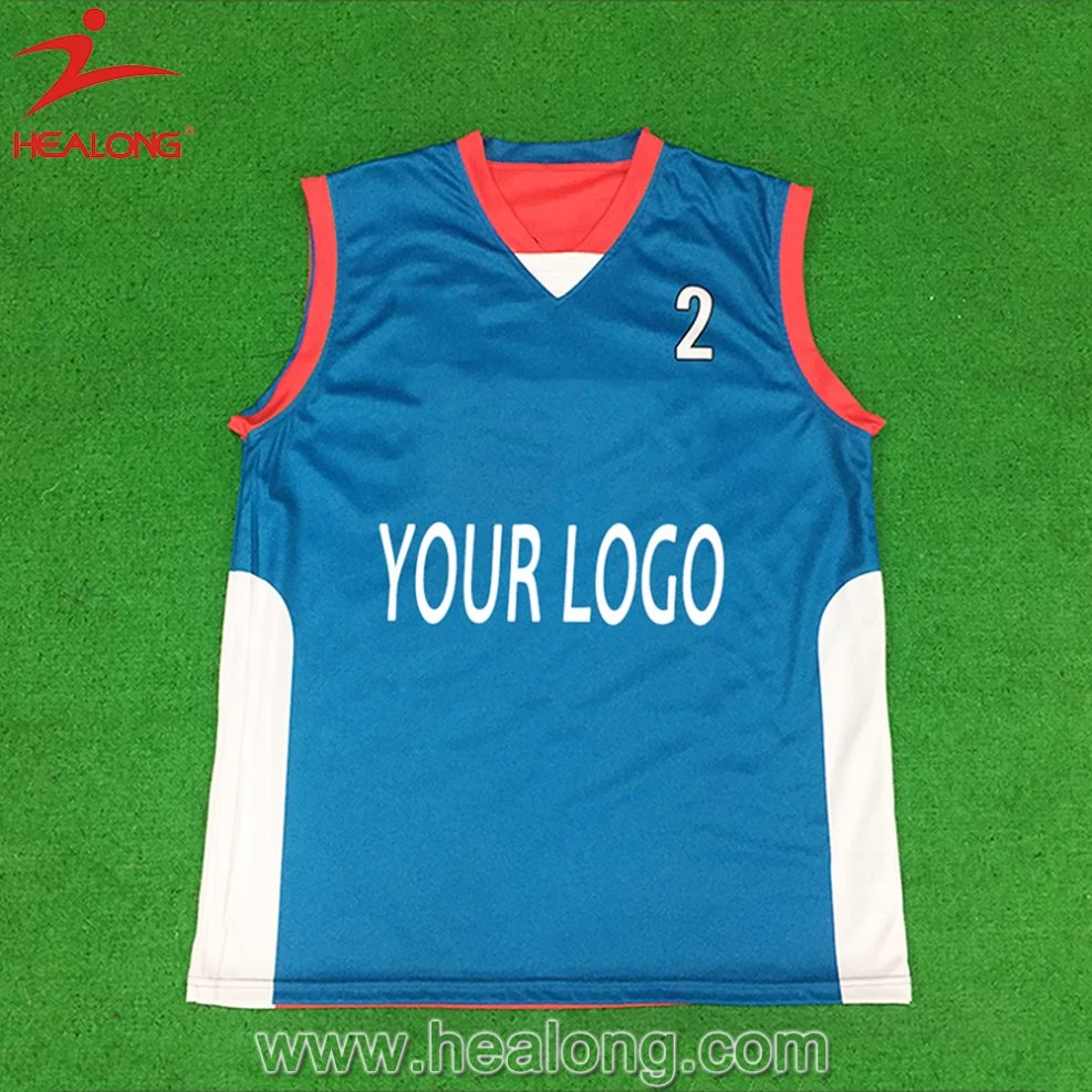 Personalisierter Sport Tragen Sublimation Basketball Jersey Basketball Top Shirt