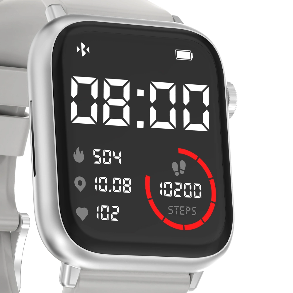 ساعة رقمية ذكية RoHS IP67 لهاتف Android Apple iOS ساعة ذكية بالجملة