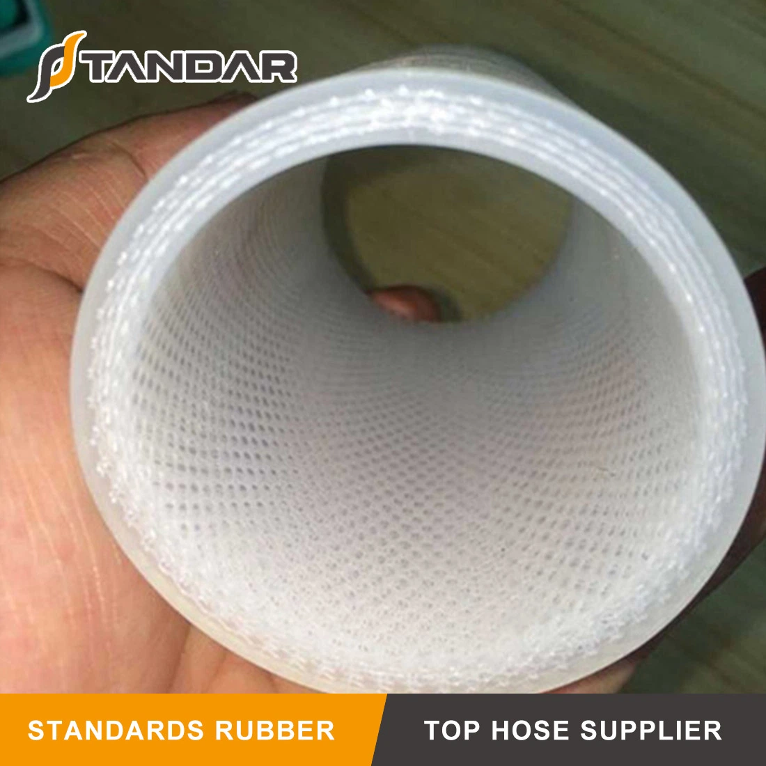 FDA Food Grade Stainless Steel Reinforced Silicone Hose with Quick Connector