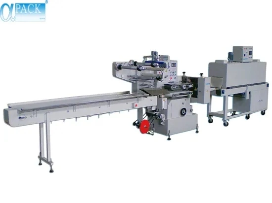 Automatic Horizontal Pillow Type Bag Flow Wrapping Packing Machine for Cookies, Chocolate, Bread (AHP-450-S3/AHP-500-S3)