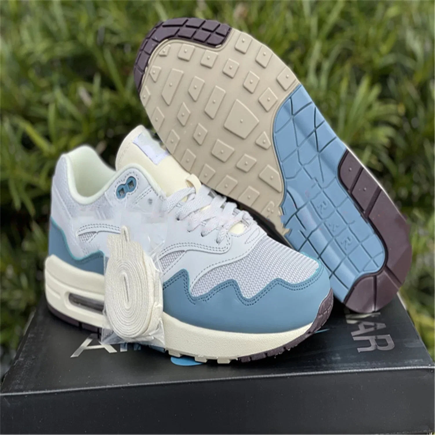 Barato qualidade superior Patta X Air-Max baixo ruído Aqua Monarch Sapatilhas Pucian High Replica