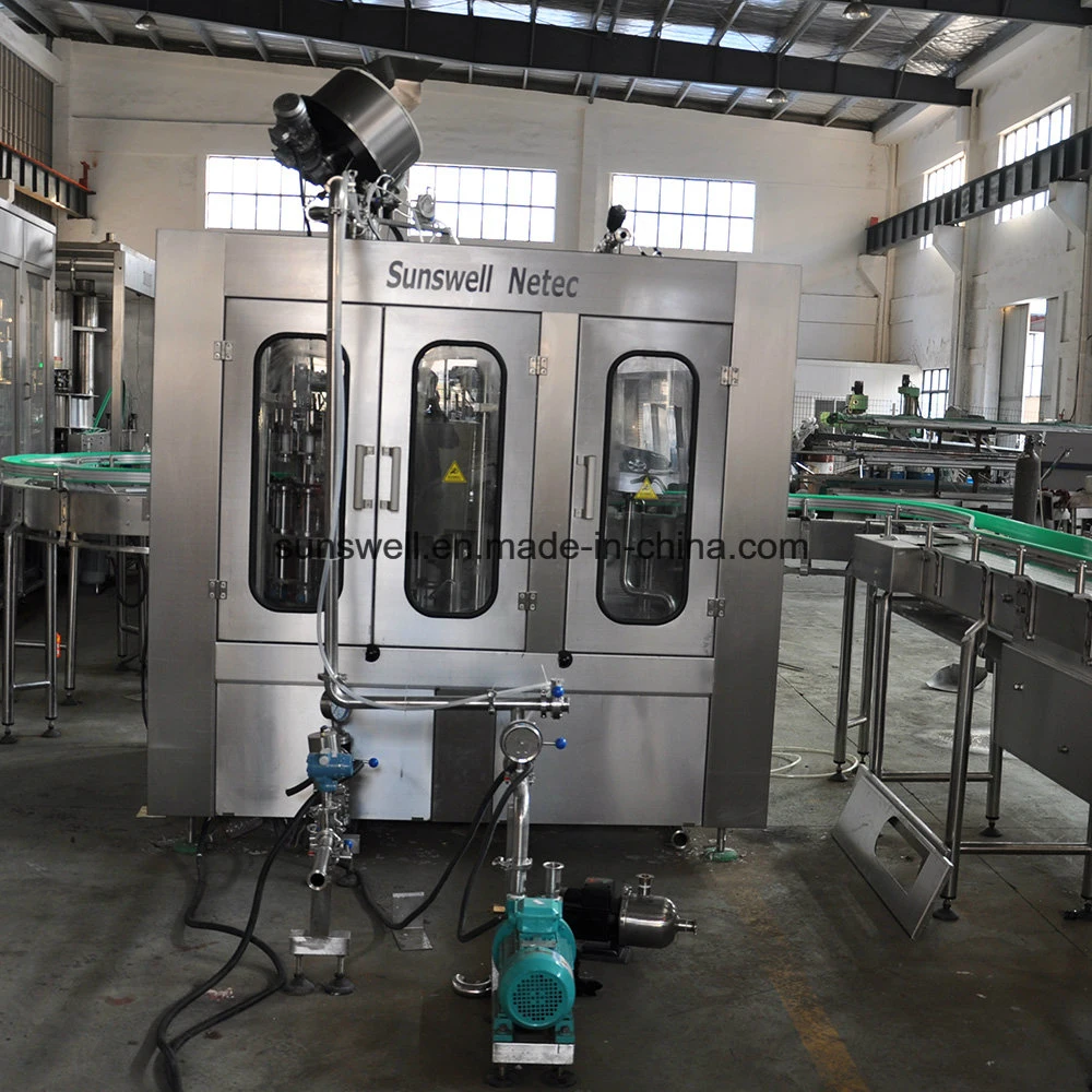 Carbonated Soda/Sparlikng Water Beverage Filling Packaging Machine