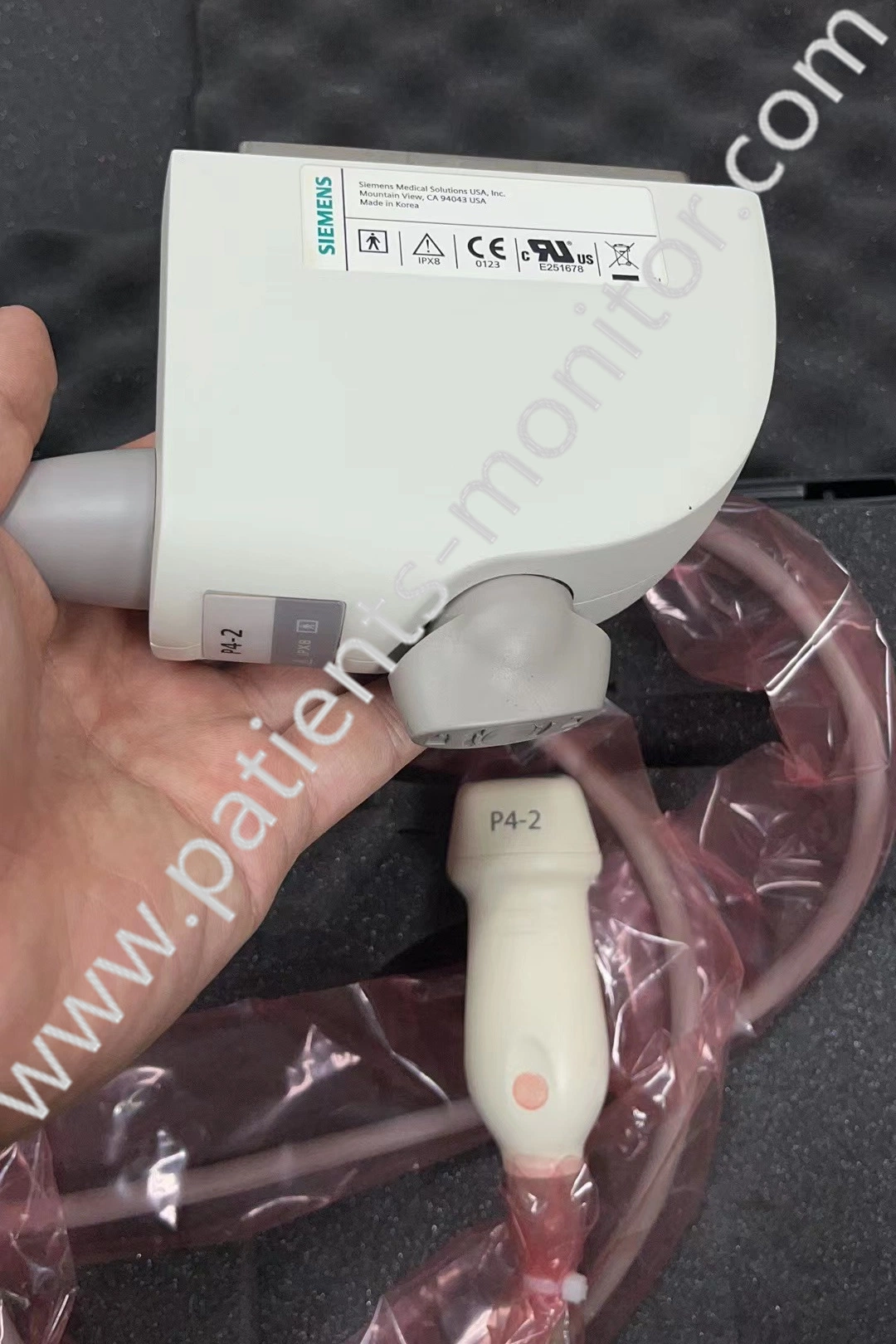 Siemens Acuson X300 Ultrasound P4-2 Transducer Probe Phased Array