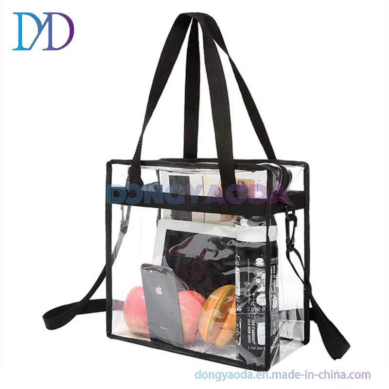 Transparent Tote Bag, Suitable for Work, School, Sports Games and Concerts