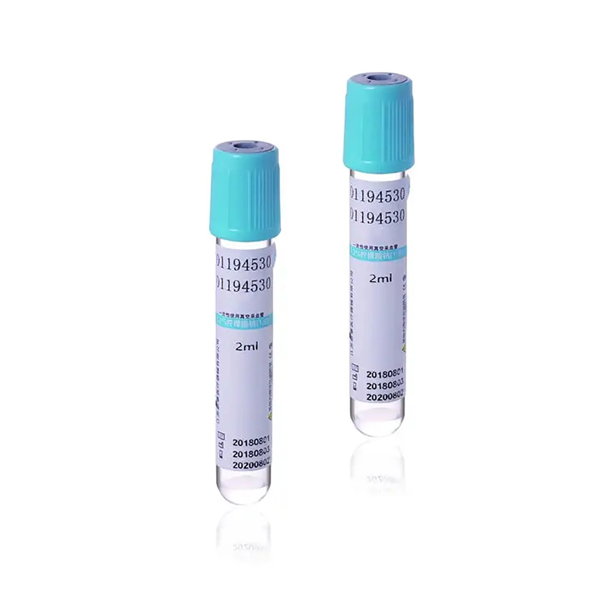 0.5ml K2 EDTA Lithium Heparin Micro Medical Blood Sample Collection Tubes with Purple Screw Lid