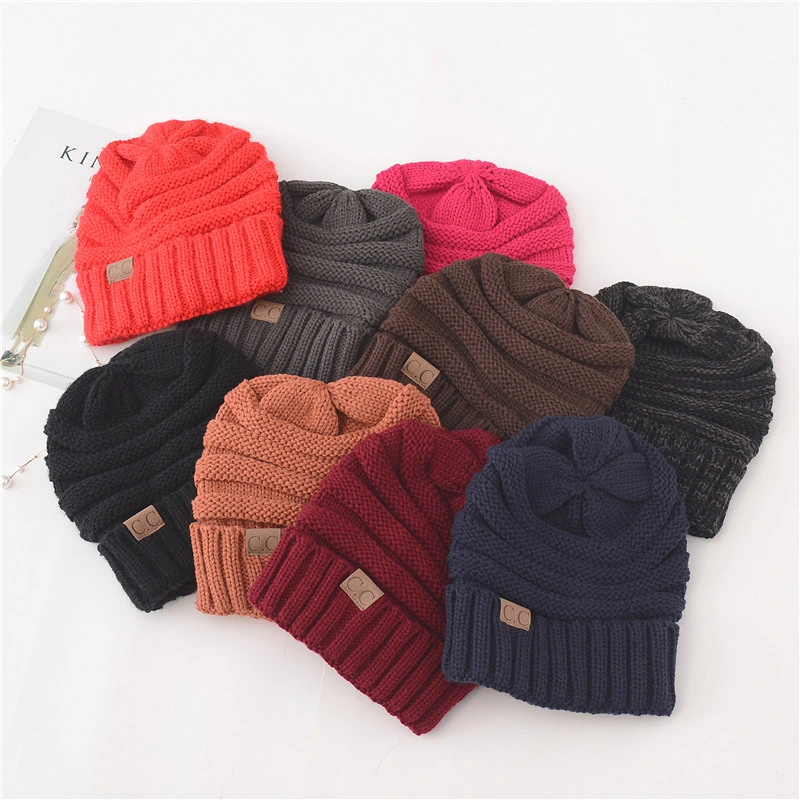 Knitted Skullcap Hot Seller High quality/High cost performance  Fashion Winter Knitted Beanie Cap Hat