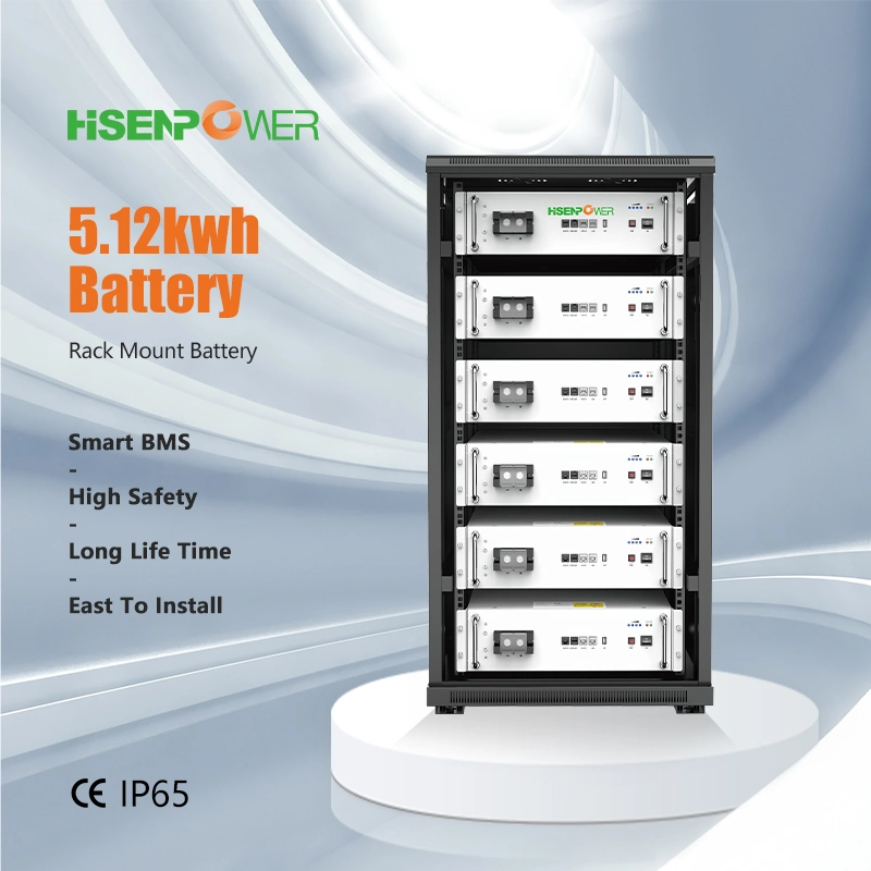 Home Lithium Battery 48V 100ah Solar Batteries 5kwh 10kwh 51.2V LiFePO4 Solar Rechargeable Pack Lithium Ion Batteries