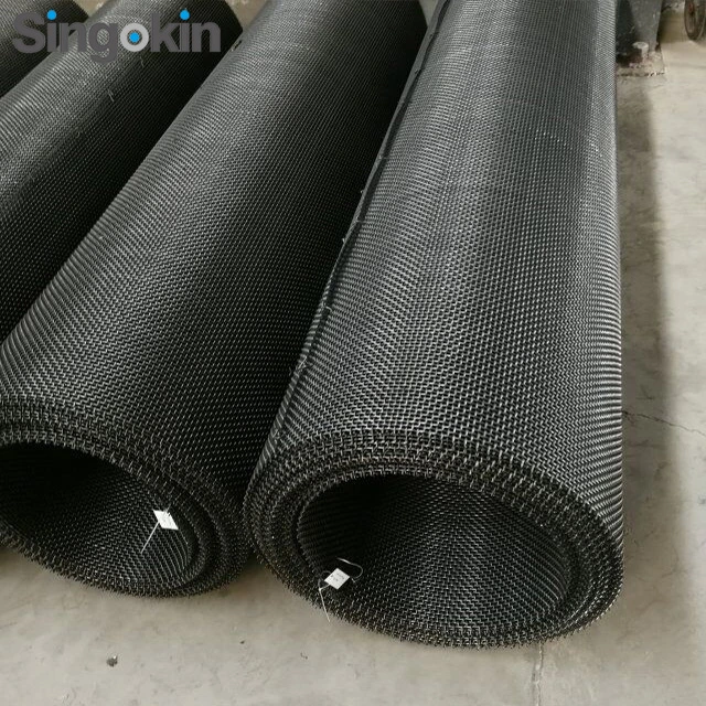 Round Vibrating Screen 65mn Crimped Wire Vibration Screen Coal Slime