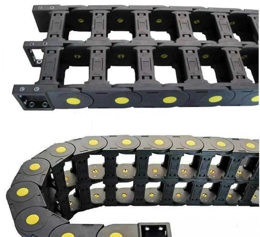 Engineering Enclosed Plastic Roller Dragcablechain