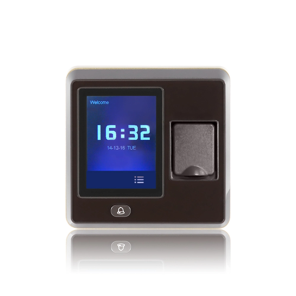 (Model F04) 2.8 Inch Touch Screen Fingerprint Time Attendance and Access Control System with TCP/IP