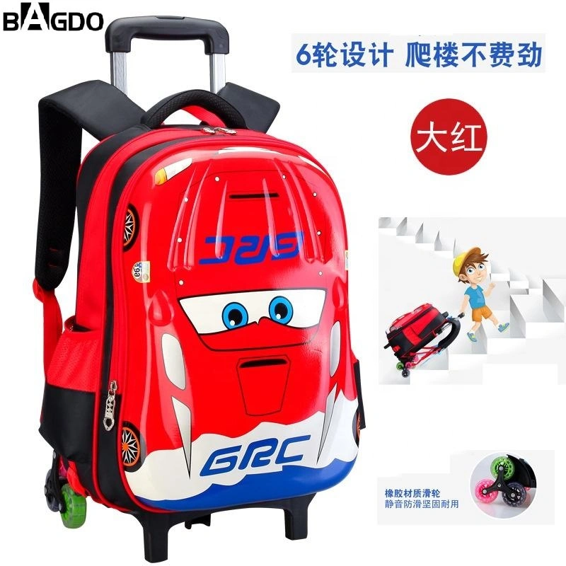 Cartoon Character Cute Hard Shell Trolley Luggage Schoolbags School Backpack