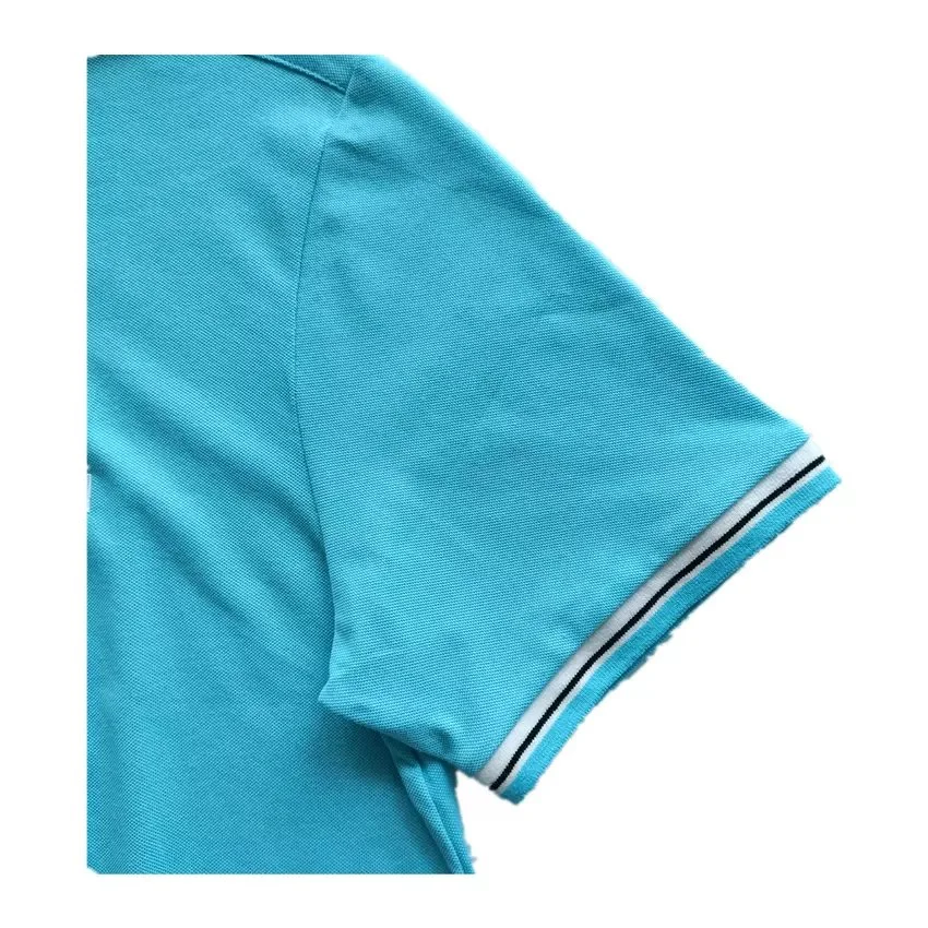 Polo Custom para homem com camisolas coloridas de algodão pique para homem Vestuário de trabalho de manga curta para homem