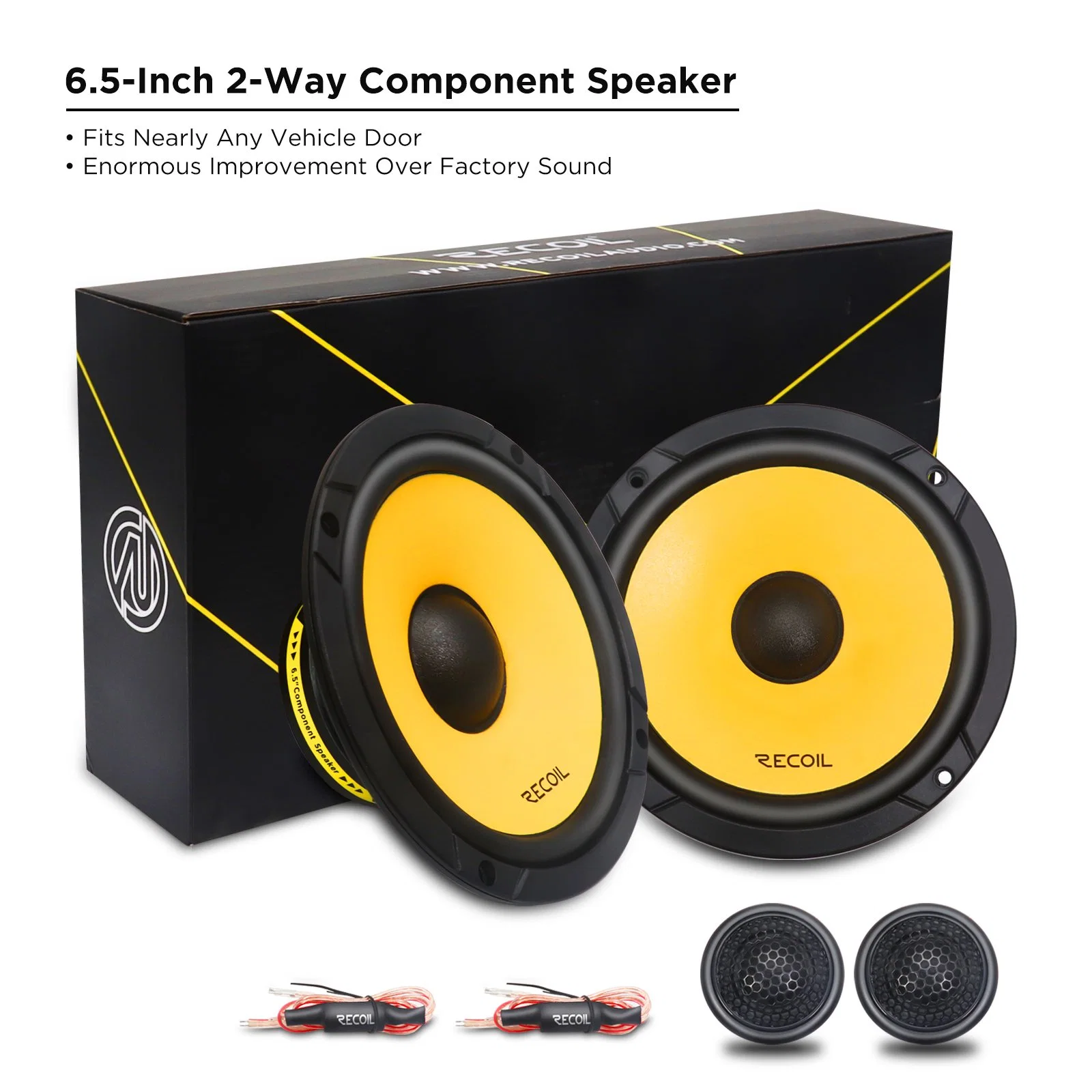 Edge Rlm65 Level-3 Series 6.5-Inch Car Audio Component Speaker System