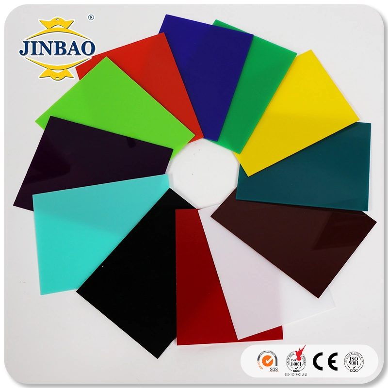 Jinbao 1" grueso A1 Tamaño Plexiglass Panel Precio Perspex Corte por láser Acrílico usado Plexiglás Acrilico Plato de Acrilo hojas transparentes