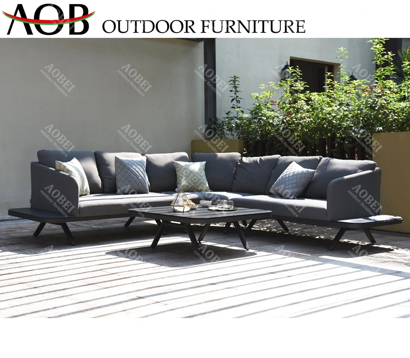 Moderne Außenansicht Balkon Garten Terrasse Startseite Hotel Restaurant Rattan Wicker Freizeit Sofa Lounge Möbel Set