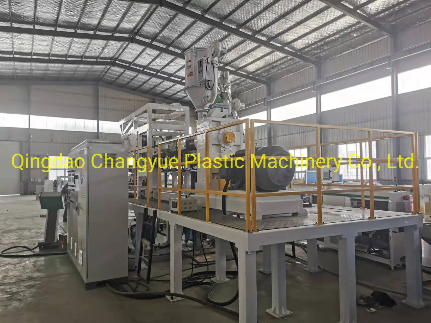 Plastic Sheet Extruder Machine / High Speed ABA Three Layer PP PS ABS HIPS Roll Sheet Extrusion Production Line